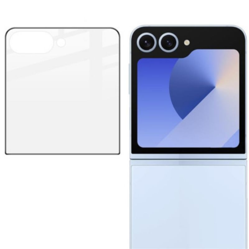 Ytre Skjermbeskytter I Herdet Glass For Samsung Galaxy Z Flip 7 5g (svart Kant)