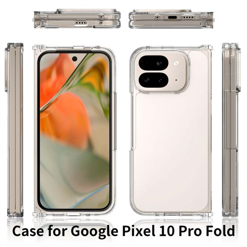 Deksel Google Pixel 10 Pro Fold Mobildeksel Gjennomsiktig Hybrid