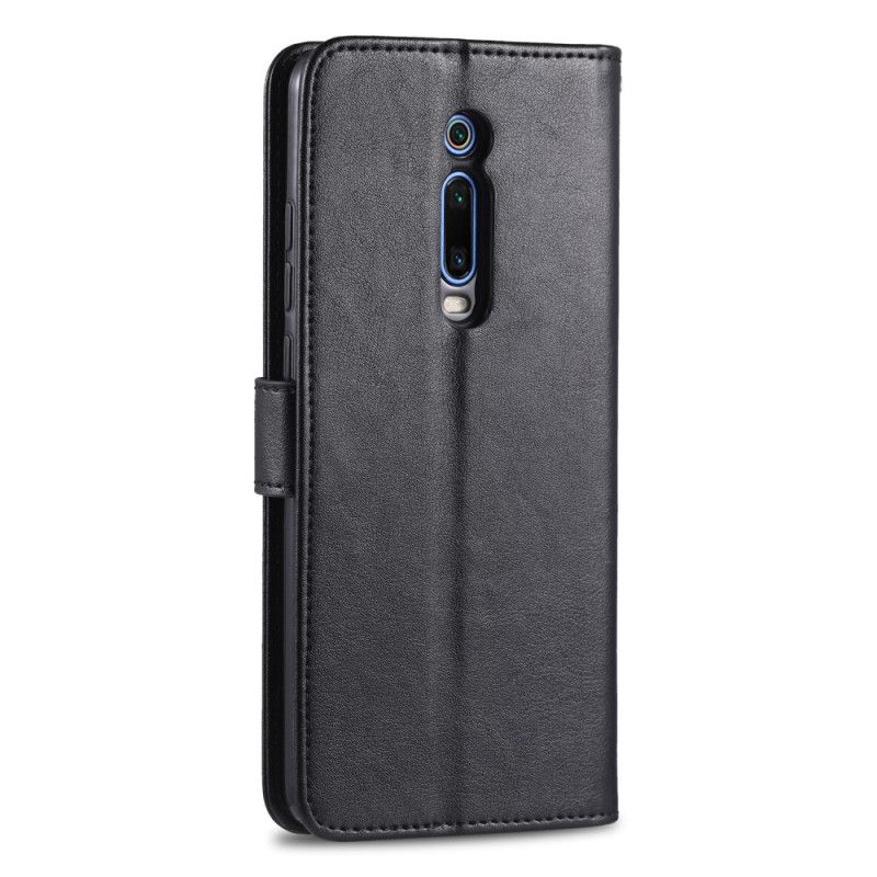 Folio Deksel Xiaomi Mi 9T / Mi 9T Pro Svart Luksus Azns Anti-fall