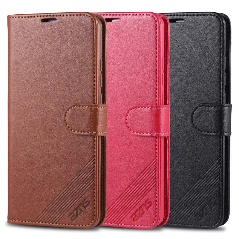 Folio Deksel Xiaomi Mi 9T / Mi 9T Pro Svart Luksus Azns Anti-fall