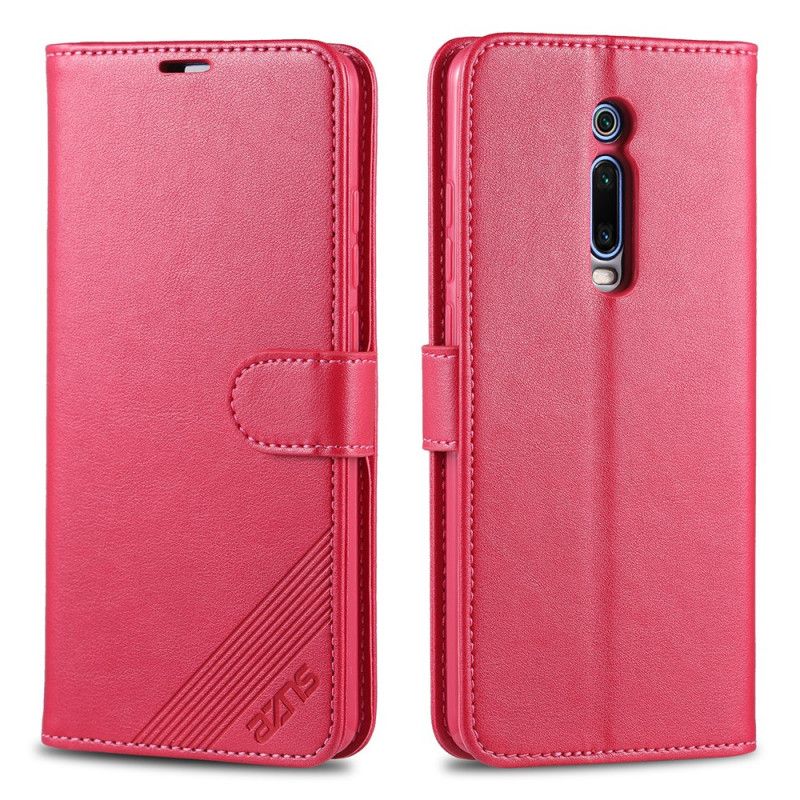 Folio Deksel Xiaomi Mi 9T / Mi 9T Pro Svart Luksus Azns Anti-fall
