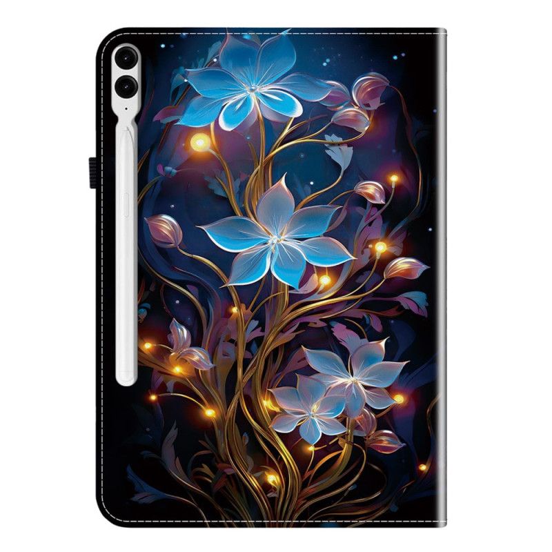 Case Etui Samsung Galaxy Tab S10 Plus Mobildeksel Lys Blomster