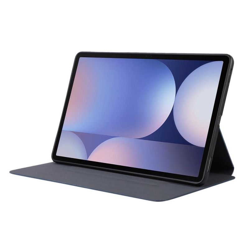 Etui Samsung Galaxy Tab S10 Plus Pekepennholder Med Semsket Skinneffekt Beskyttelse Deksel