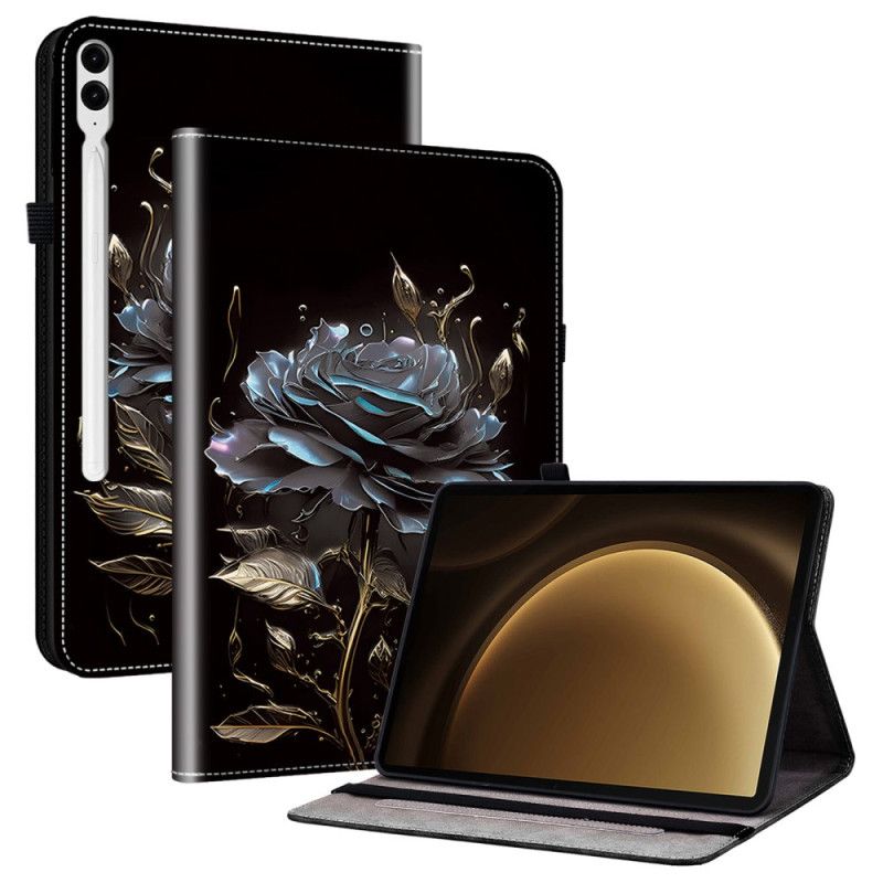 Etui Samsung Galaxy Tab S10 Plus Svart Rose Beskyttelse Deksel