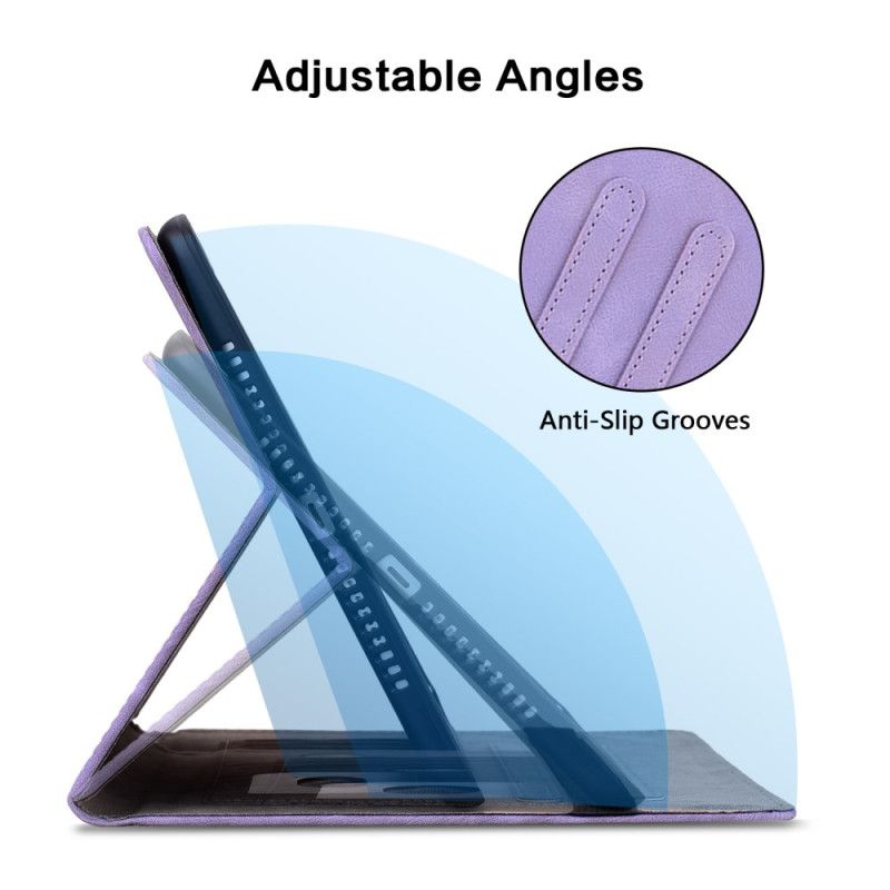 Lærdeksel Folio Deksel Samsung Galaxy Tab S10 Plus Fleur-de-lys