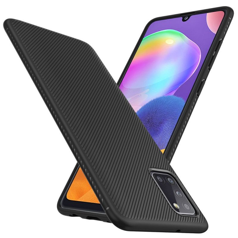 Deksel for Samsung Galaxy A31 Svart Jazzserie Twill