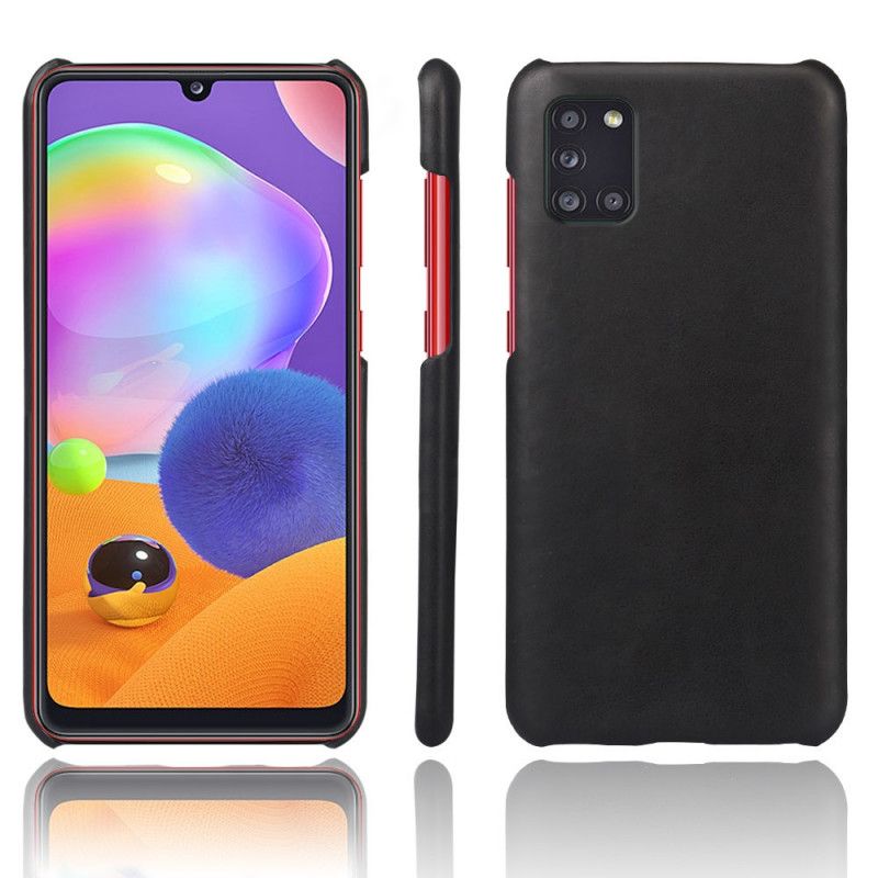 Deksel Samsung Galaxy A31 Svart Ksq Skinneffekt