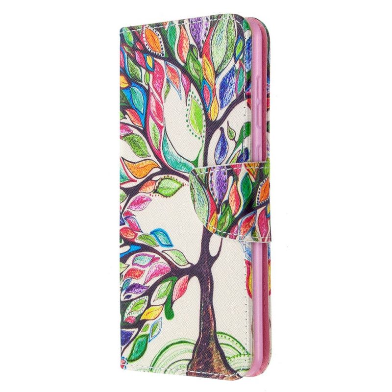 Folio Deksel Samsung Galaxy A31 Farget Tre