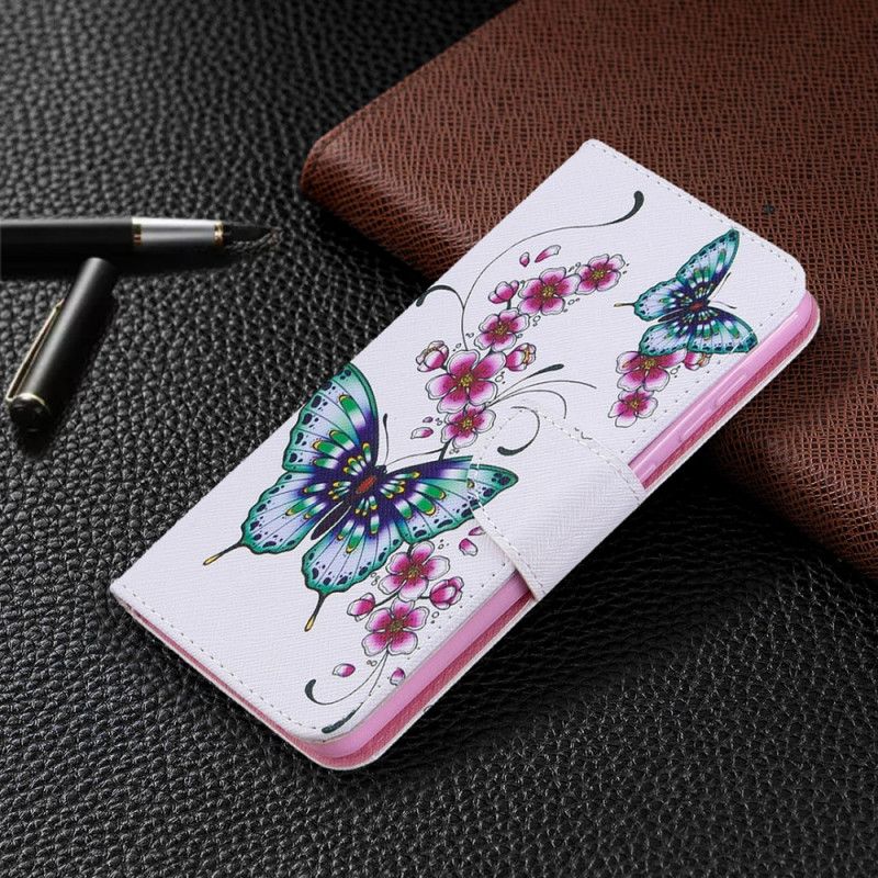 Folio Deksel Samsung Galaxy A31 Intens I Flukt
