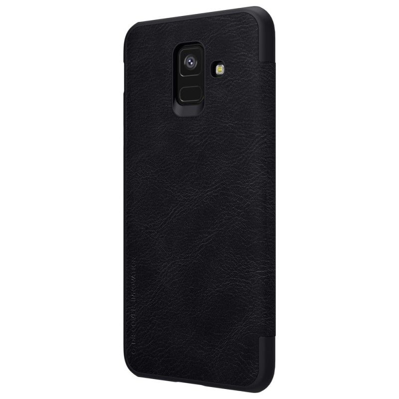 Folio Deksel for Samsung Galaxy A6 Rød Nillkin Qin-Serien