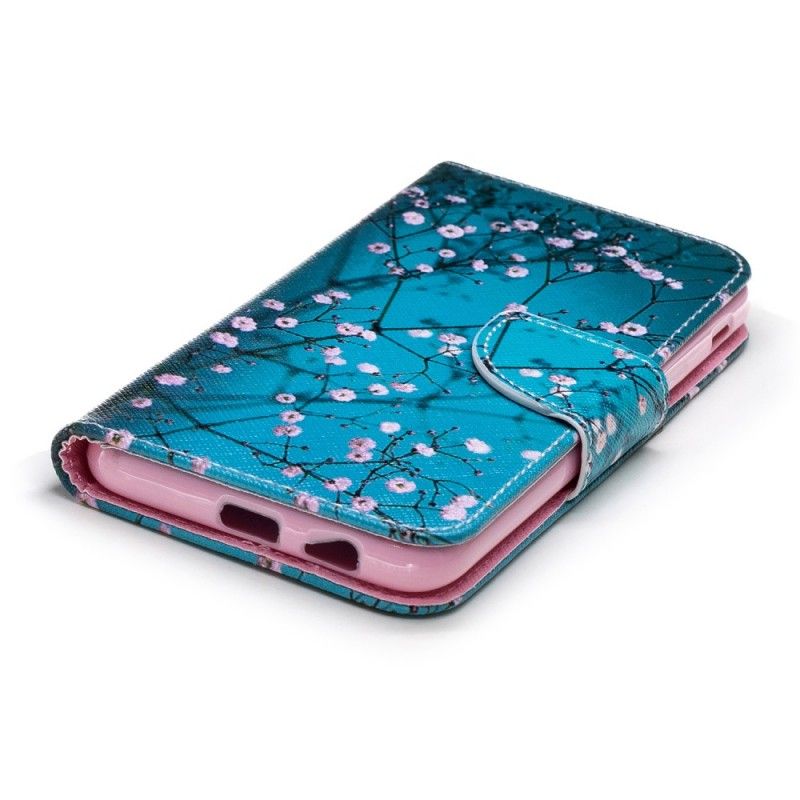 Folio Deksel Samsung Galaxy A6 Blomstrende Tre
