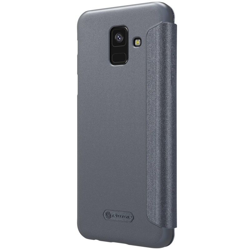 Folio Deksel Samsung Galaxy A6 Golden Nillkin Anti-fall