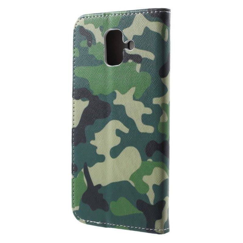 Folio Deksel Samsung Galaxy A6 Militær Kamuflasje