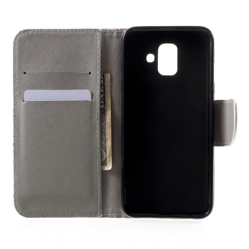 Folio Deksel Samsung Galaxy A6 Militær Kamuflasje
