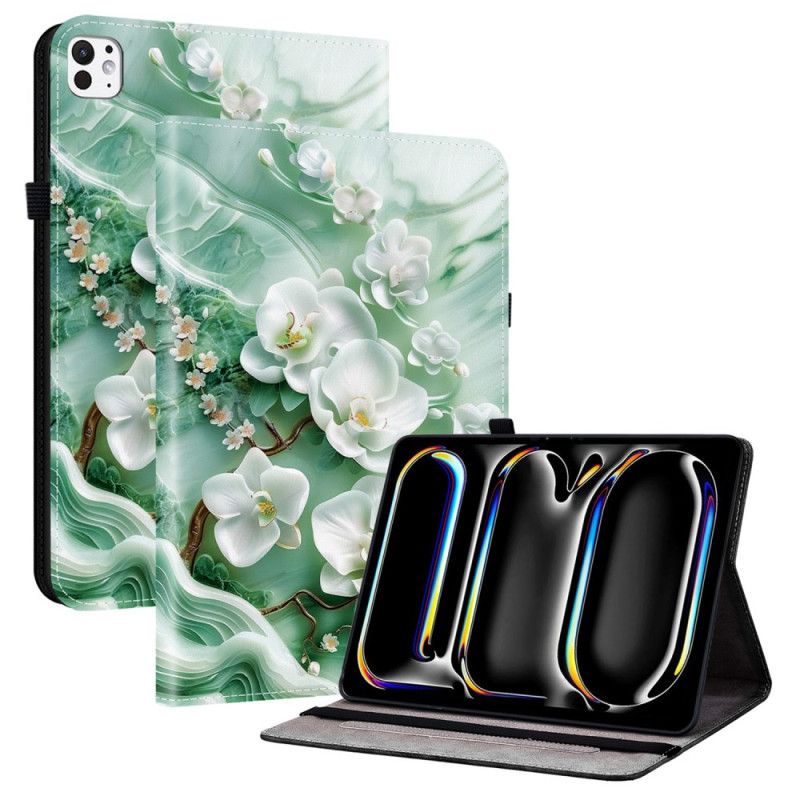 Case Etui iPad Pro 13 (2025) Mobildeksel Jadeblomster
