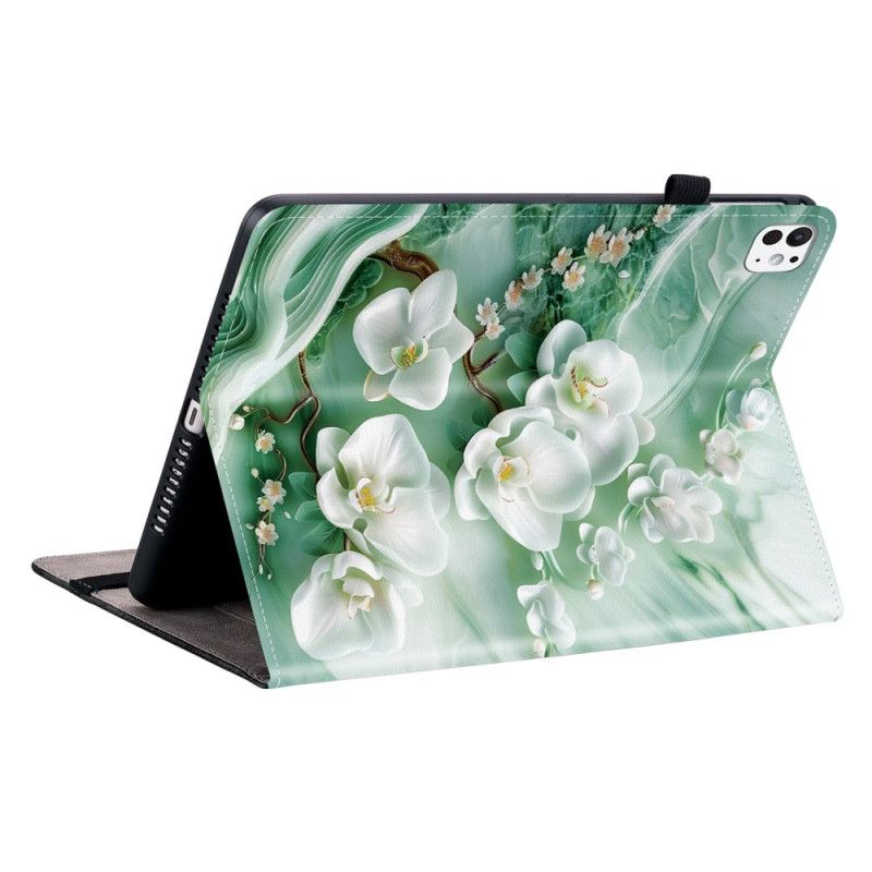 Case Etui iPad Pro 13 (2025) Mobildeksel Jadeblomster