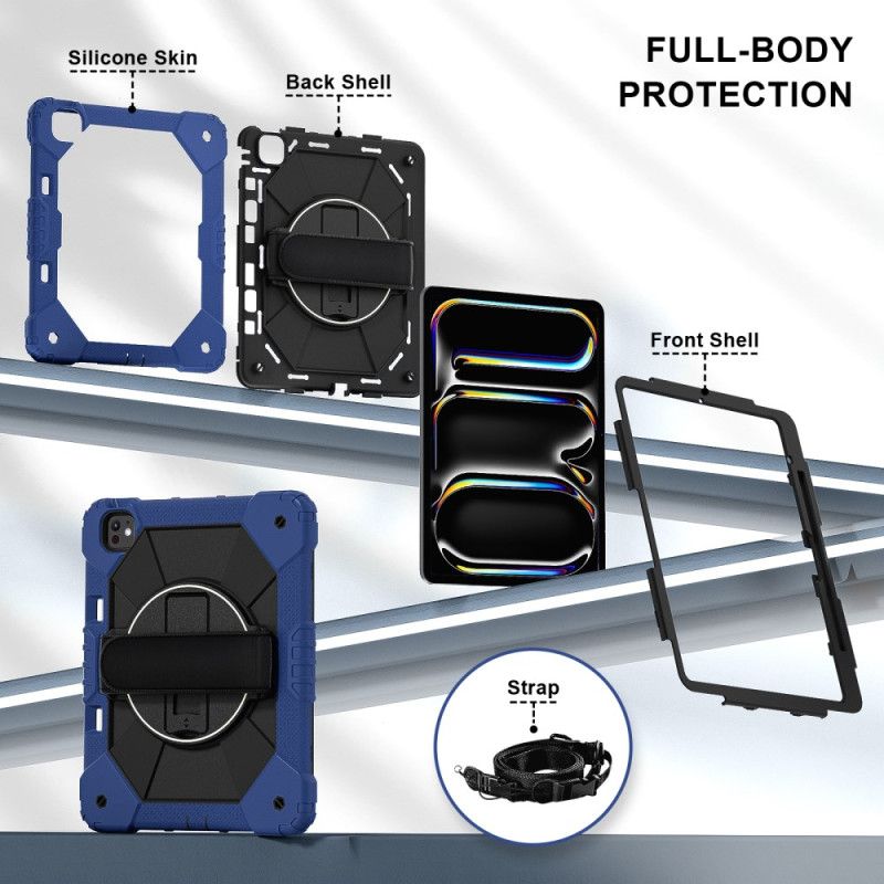 Deksel iPad Pro 13 (2025) Mobildeksel Håndstropp Og Skulderstropp