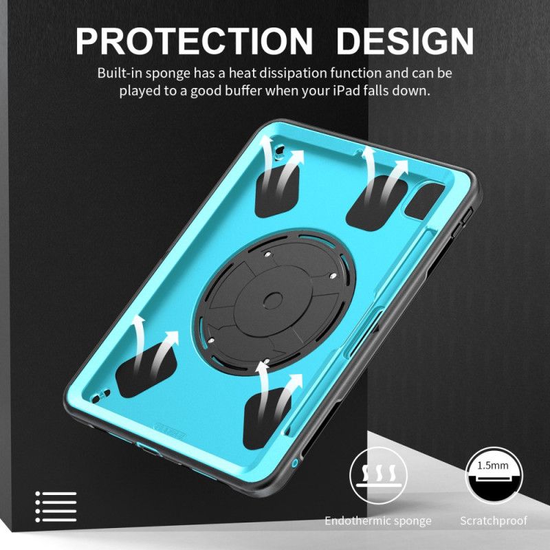 Deksel iPad Pro 13 (2025) Mobildeksel Solid Ringholder Og Skulderstropp