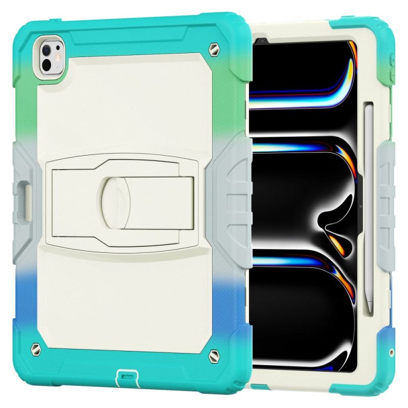 Deksel iPad Pro 13 (2025) Robust Med Pennholder Og Skulderstropp Beskyttelse Deksel