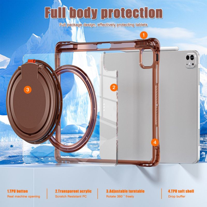 Deksel iPad Pro 13 (2025) Roterende Håndtak