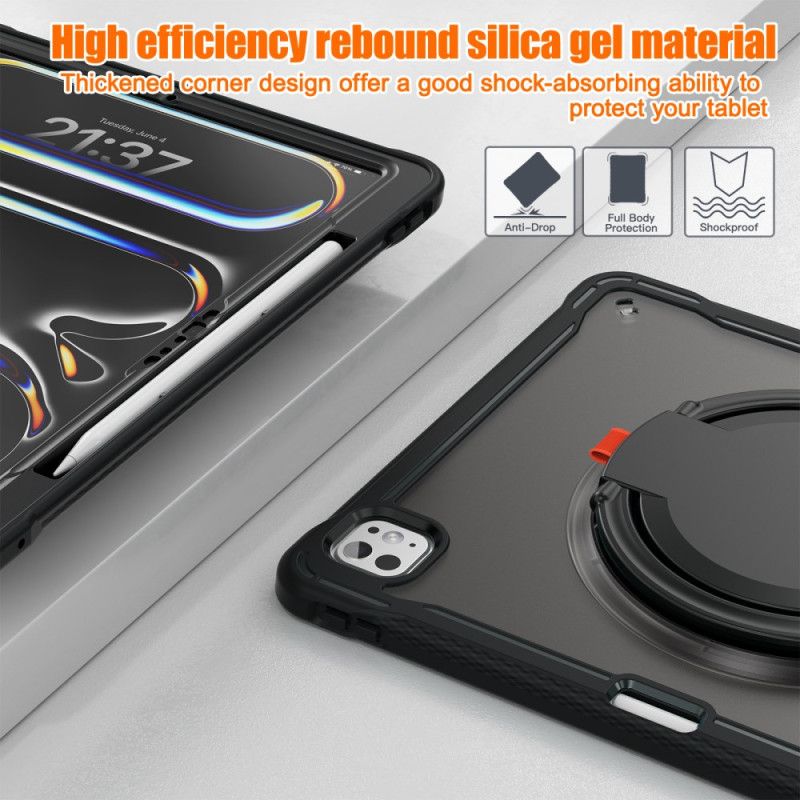 Deksel iPad Pro 13 (2025) Roterende Stativ Og Pekepennholder