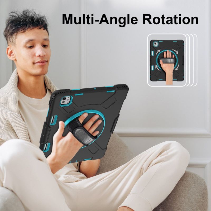 Deksel iPad Pro 13 (2025) Ultraslitesterkt Stativ Og Skulderstropp