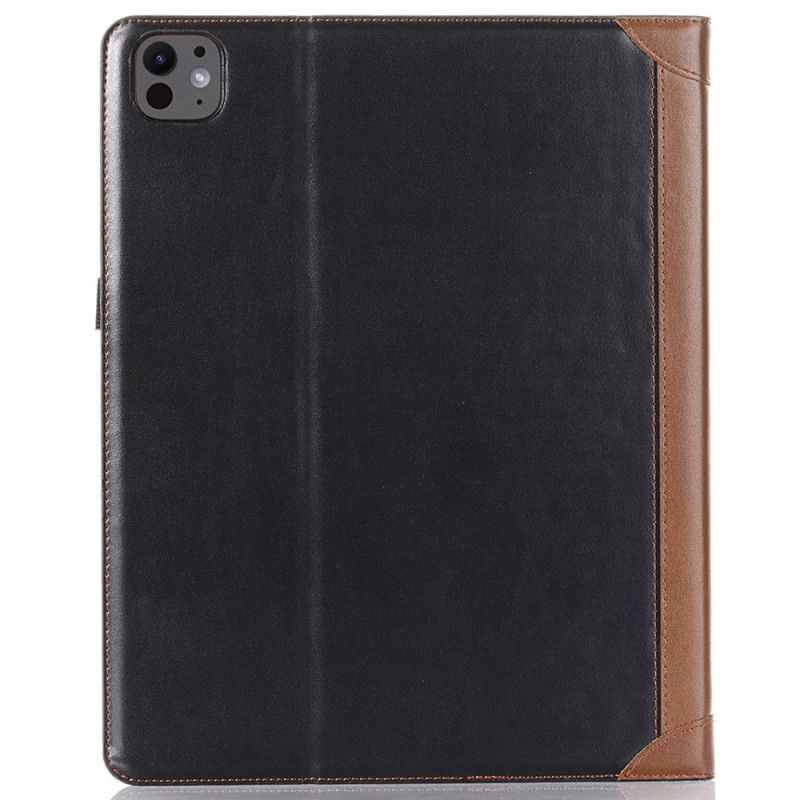 Etui Til iPad Pro 13 (2025) Tofarget Kunstskinn