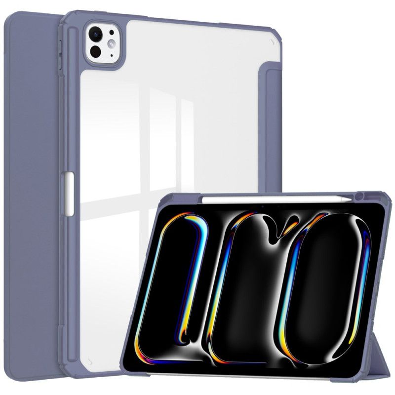 iPad Pro 13 (2025) Gjennomsiktig Etui I Kunstskinn