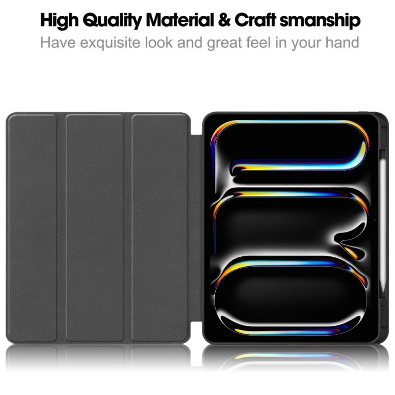 iPad Pro 13 (2025) Pekepennholder I Kunstskinn