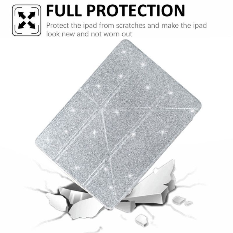 iPad Pro 13 (2025) Y-brett Med Paljetter Støtte