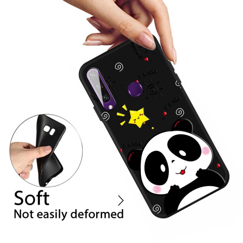 Deksel Huawei Y6p Panda-Stjerne Anti-fall