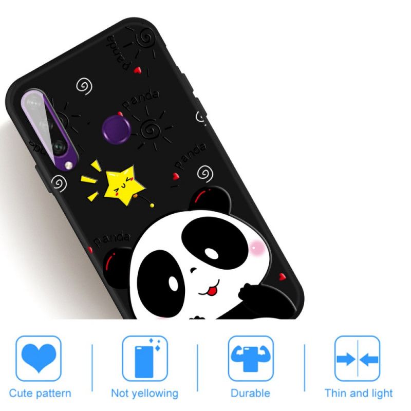 Deksel Huawei Y6p Panda-Stjerne Anti-fall