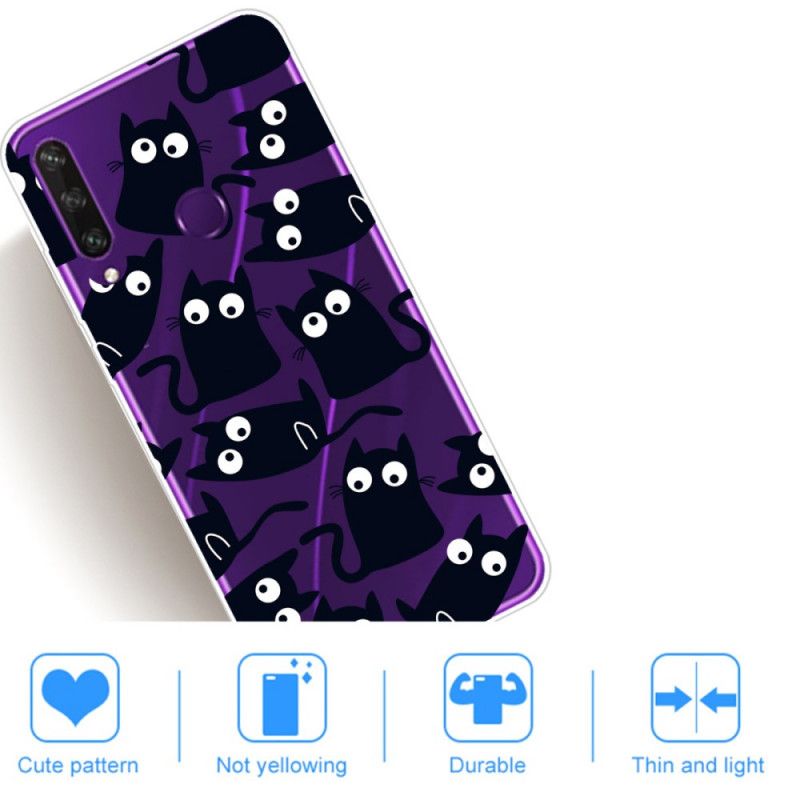 Deksel Huawei Y6p Svarte Mus