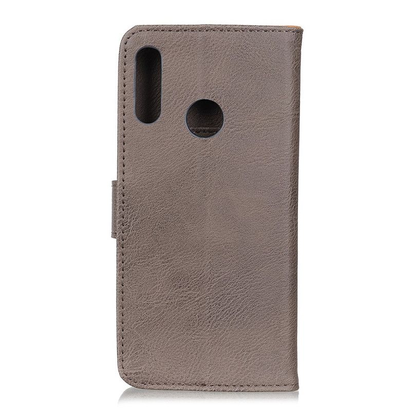 Folio Deksel for Huawei Y6p Svart Khazneh Lærimitasjon