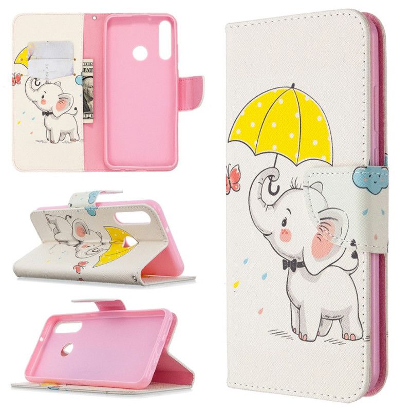 Folio Deksel Huawei Y6p Elefant Beskyttelse