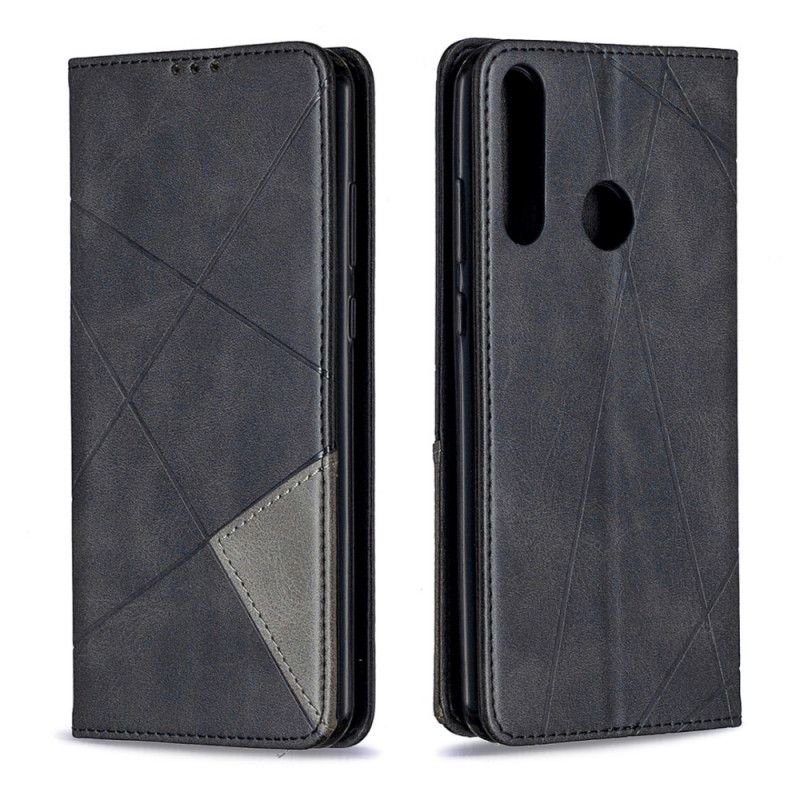 Folio Deksel Huawei Y6p Svart Mobildeksel Artiststil
