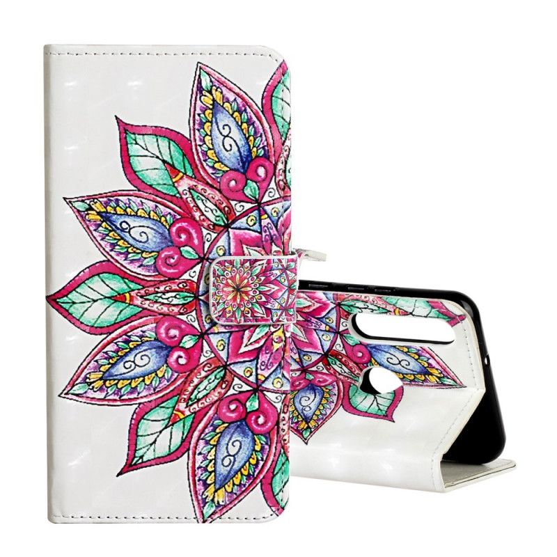 Folio Deksel Huawei Y6p Tegnet Mandala