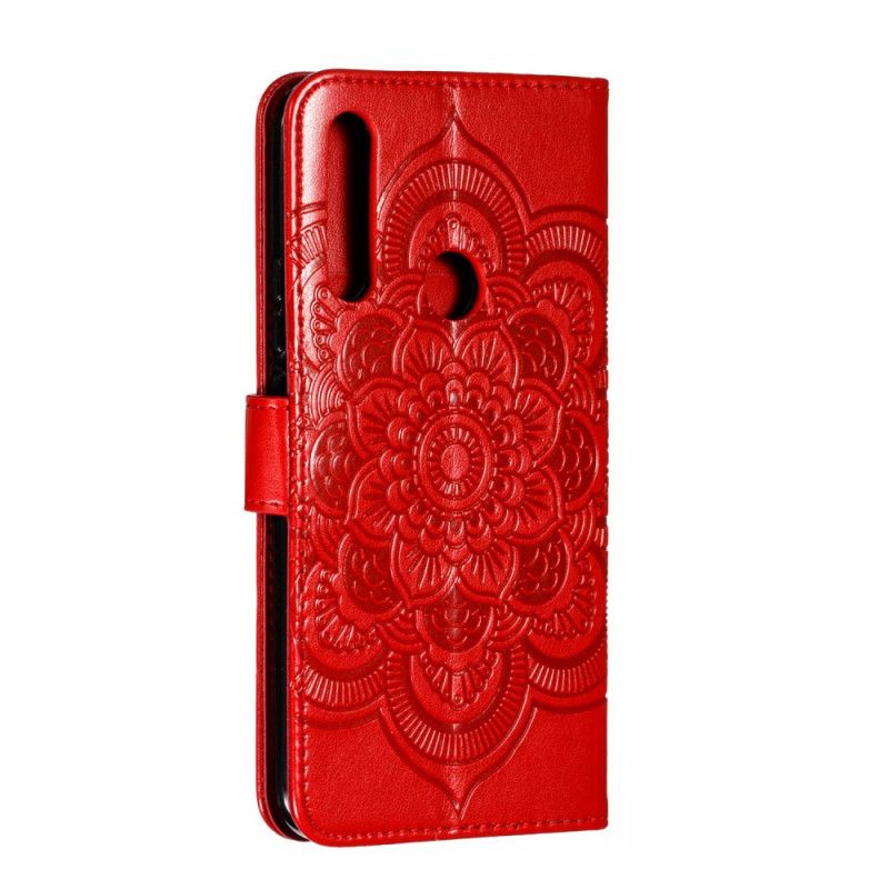 Folio Deksel for Huawei P Smart Z Svart Mandala Og Diamanter