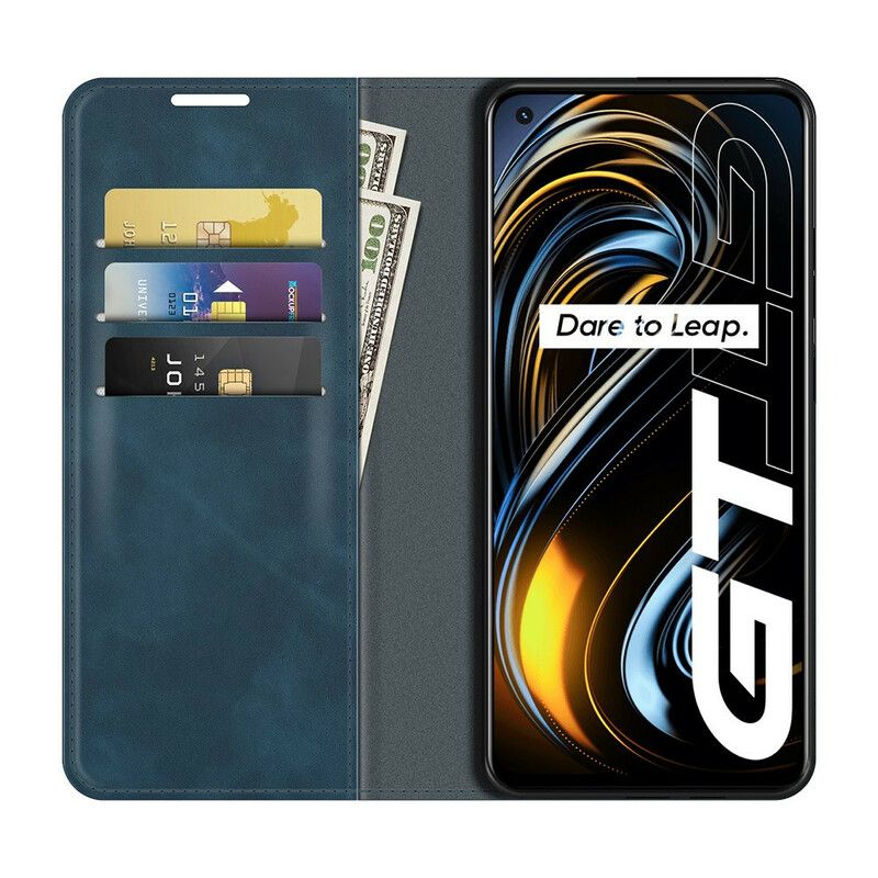 Deksel Realme Gt 5g Stil Skinnsøm Beskyttelse Deksel