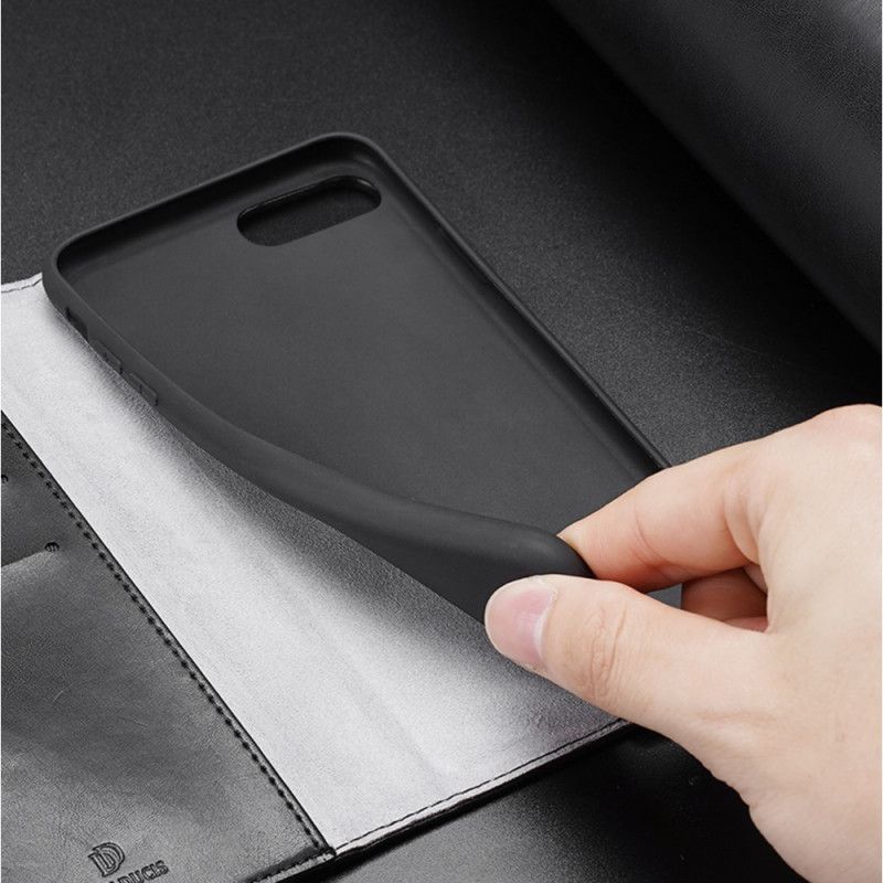 Folio Deksel iPhone 7 Plus / 8 Plus Svart Kado-Serien Dux Ducis