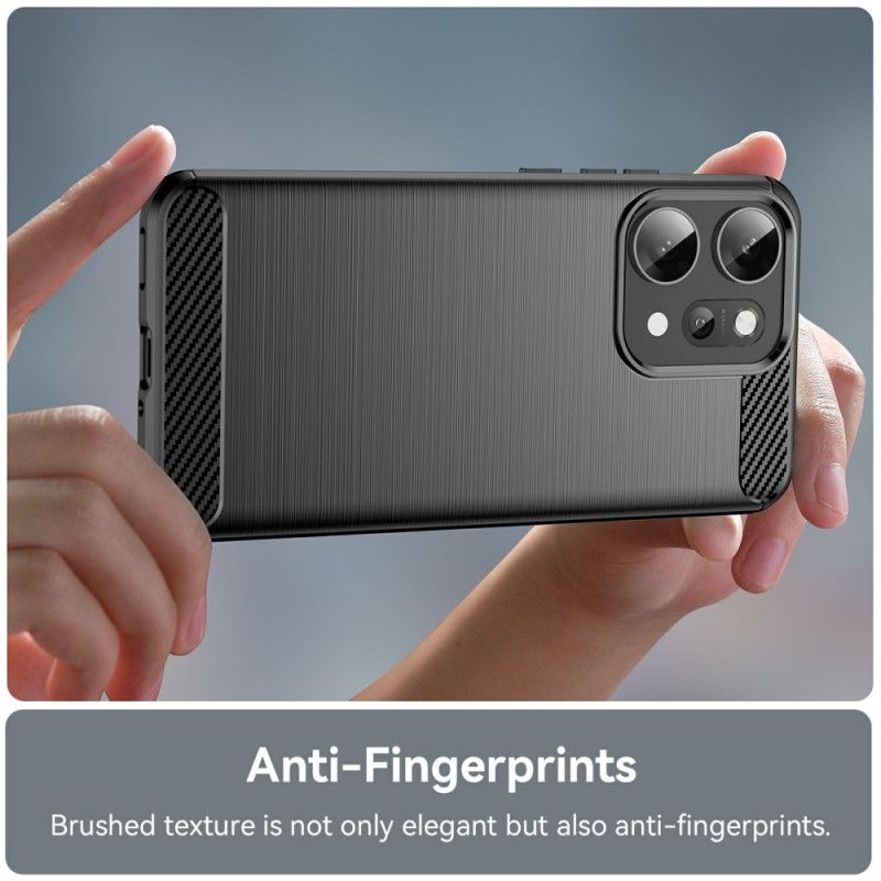 Deksel Til Oppo Reno 14 Pro 5g Børstet Karbonfiber
