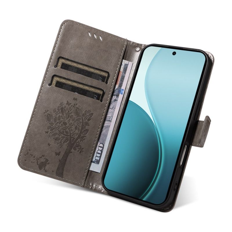 Folio Deksel Oppo Reno 14 Pro 5g Katt Og Bie