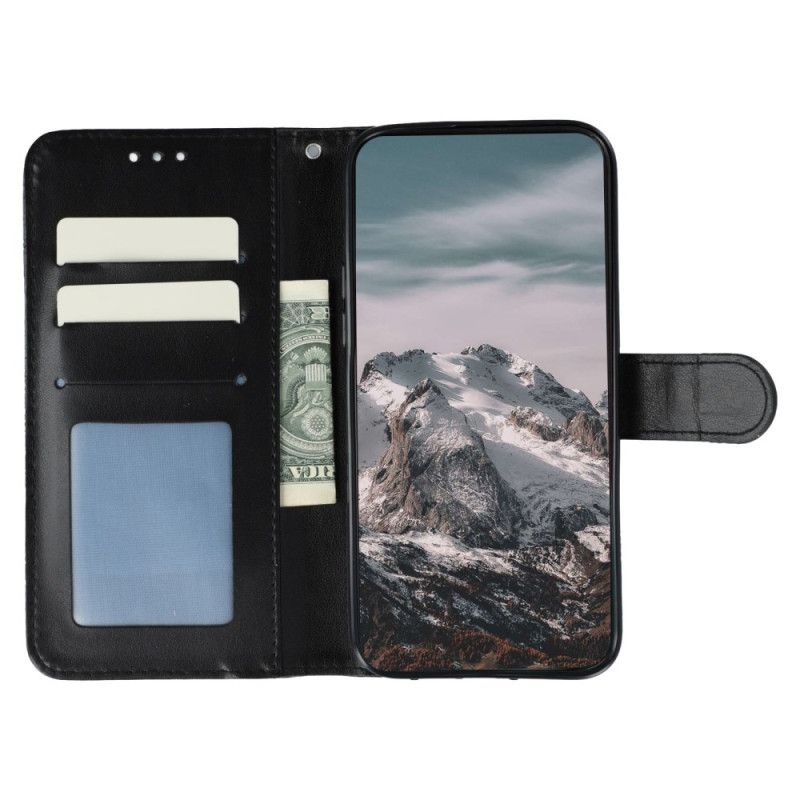 Folio Deksel Oppo Reno 14 Pro 5g Mandala Og Rhinstener Beskyttelse Deksel