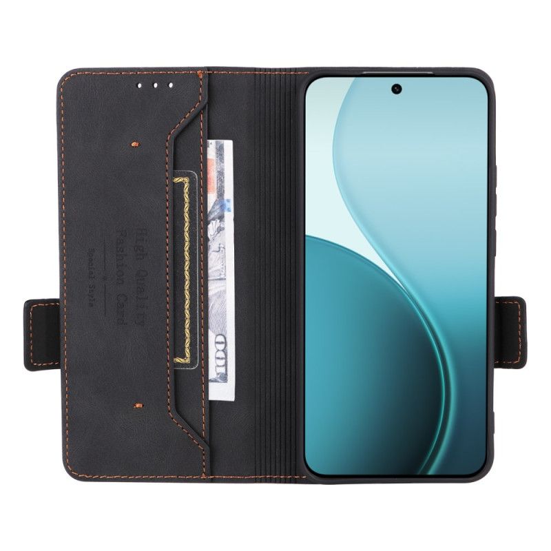 Folio Deksel Oppo Reno 14 Pro 5g Vintage Semsket Skinneffekt