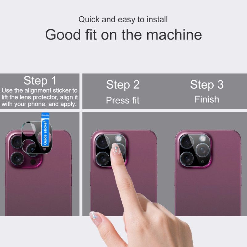 Linsebeskytter I Herdet Glass For Oppo Reno 14 Pro 5g (svart Versjon) Imak