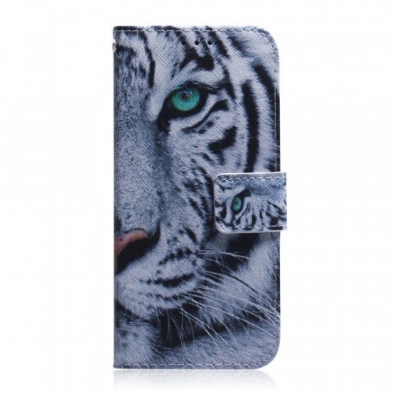 Lærdeksel Til OnePlus Nord CE 2 5G Hvit Tiger