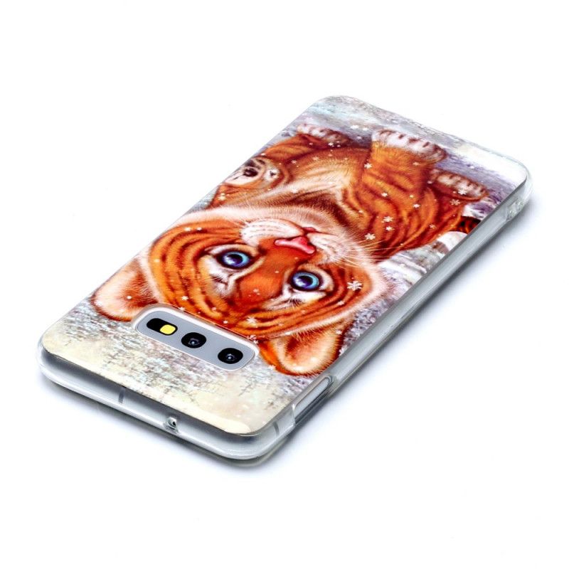 Deksel Samsung Galaxy S10e Baby Tiger