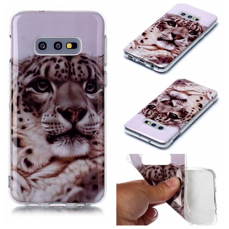 Deksel Samsung Galaxy S10e Kongelig Tiger Anti-fall