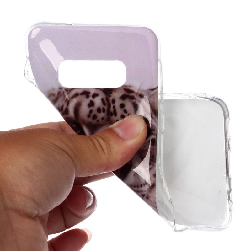 Deksel Samsung Galaxy S10e Kongelig Tiger Anti-fall