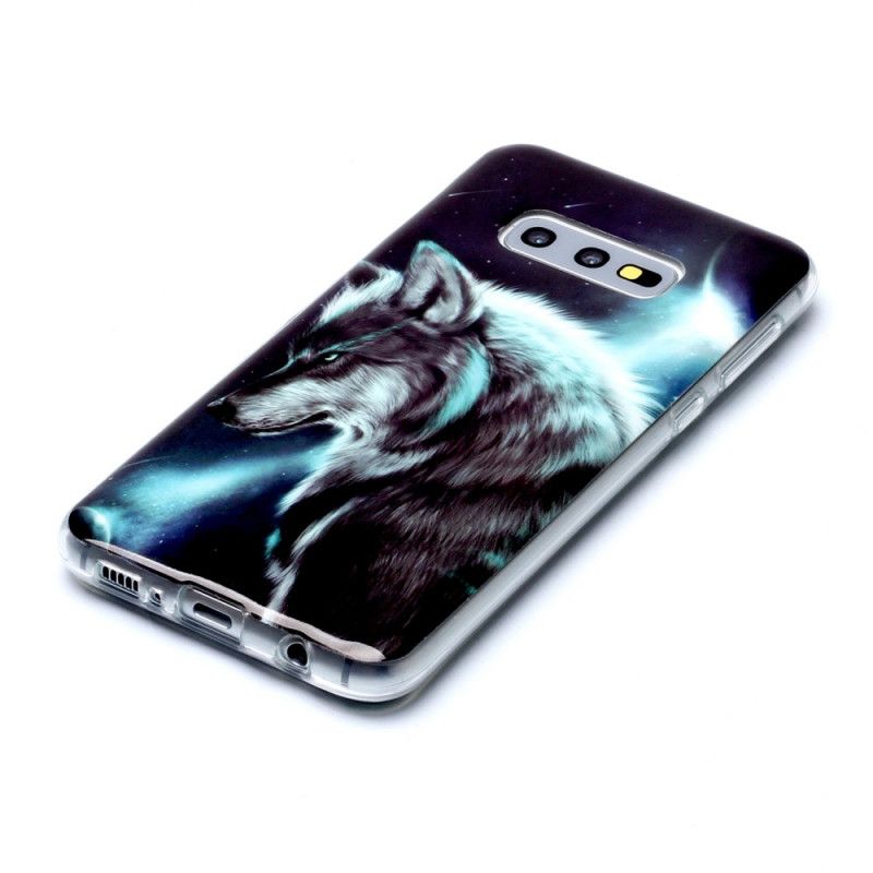 Deksel Samsung Galaxy S10e Mobildeksel Røde Katteøyne